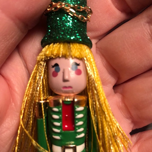 NWT Betsey Johnson Sparkly Rhinestone Nutcracker Holiday Necklace - Picture 12 of 17